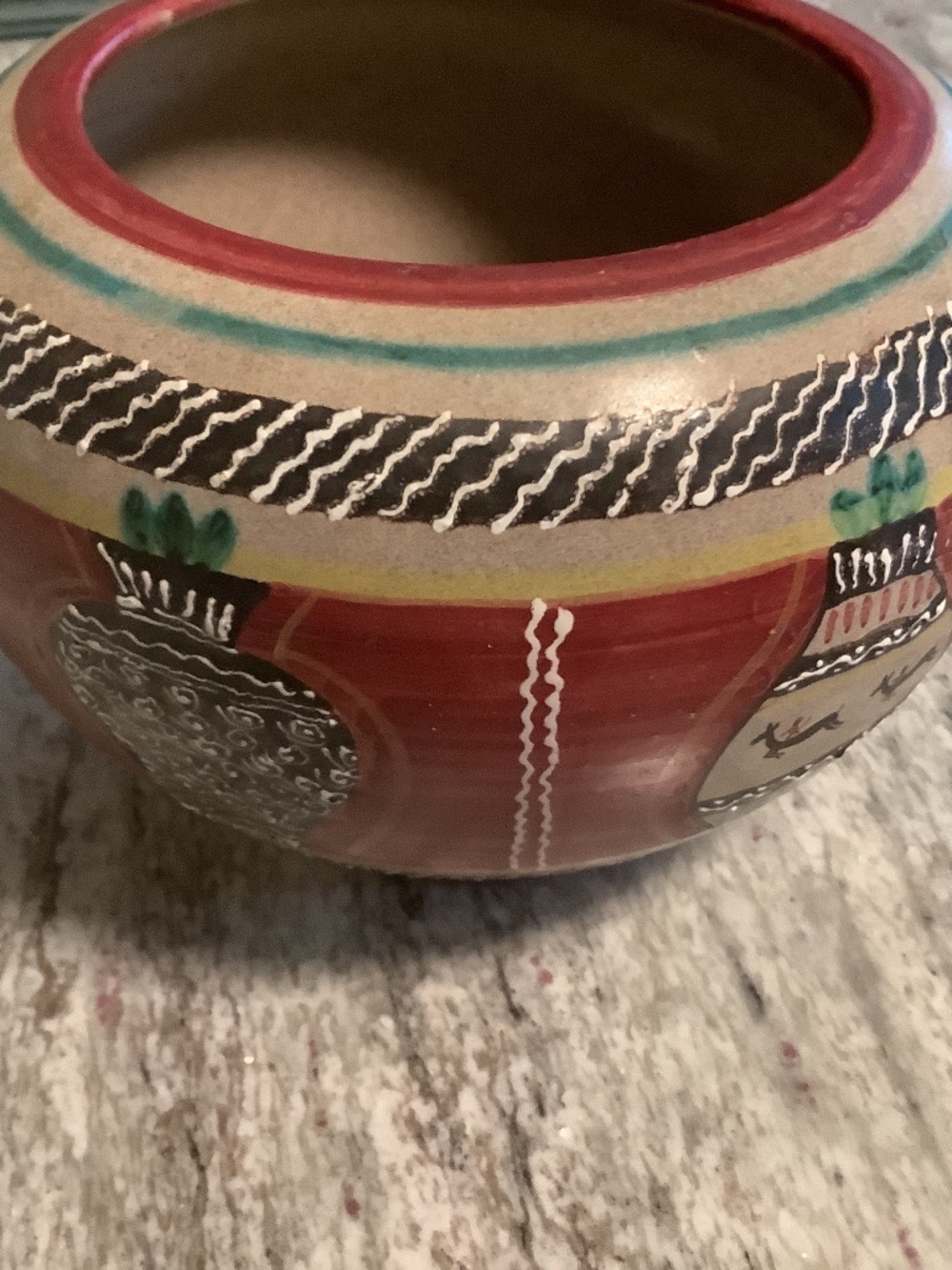 Navajo-style vase